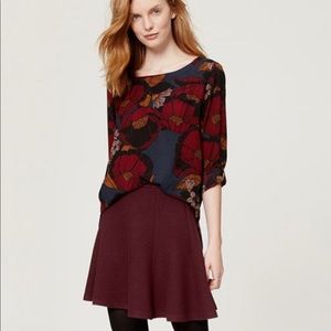 Ann Taylor Loft flippy mini skirt